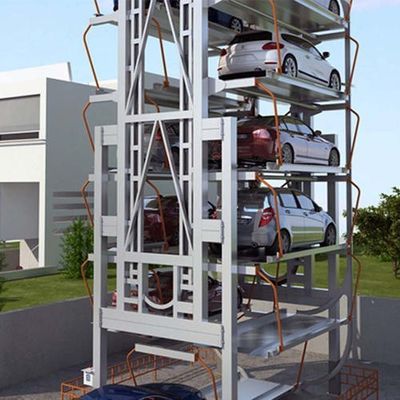 20 Sedans Vertical Rotary Parking System 6 Levels Auto Stacker Car Lift