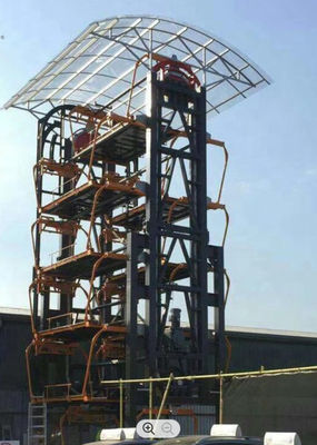 4.4m/min Vertical Rotary Parking System Tower 8 SUVs 5 Levels