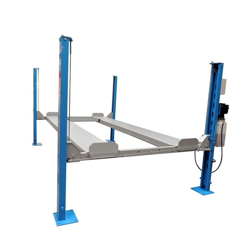 2700kg Four Post Hydraulic Car Lift Parking Equipment Two Tier