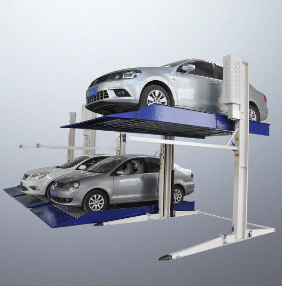 PJS 2 Post Hydraulic Car Lift Steel Structure Mechanised Parking System