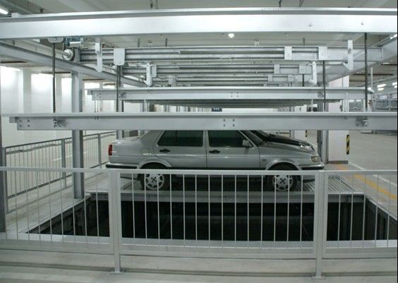 Pit Type Residential Car Parking Lifts 2 Storey Puzzle Car Parking System