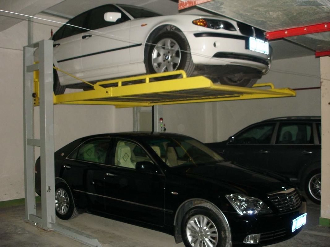 Garage Two Level Two Post Hydraulic Car Lift For 2000kg Small SUV