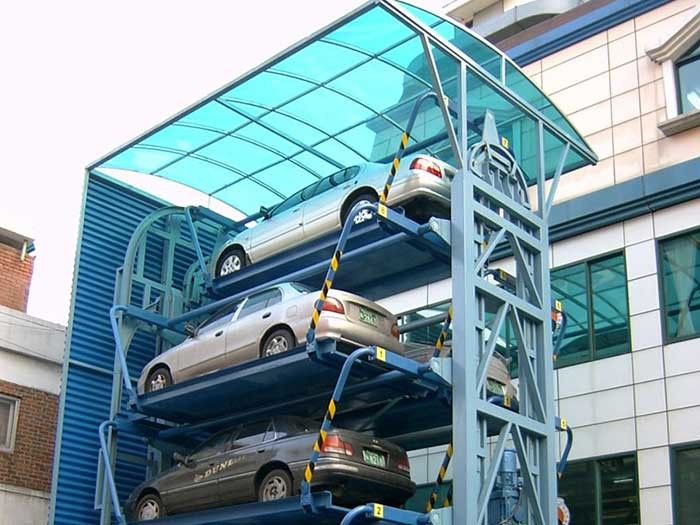 2000kg Vertical Rotary Parking System 7 Floor 8 Cars SUVs