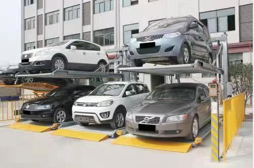 Vehicle Mechanical Parking Lift Hydraulic Car Parking System 2 Post For Home