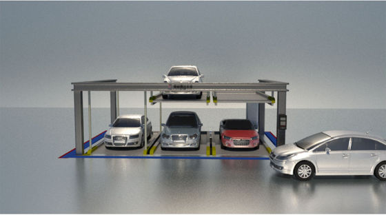 Two Levels Automated Smart Puzzle Lift-Sliding Mechanical Parking System