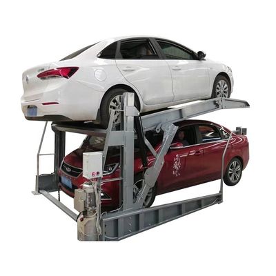 Hydraulic Chain Dive Car Lift Parking System With Emergency Stop Button / On Site Installation
