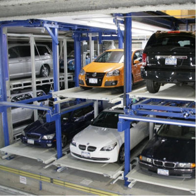 Steel Automated Car Parking System With 2300kg Lifting Capacity