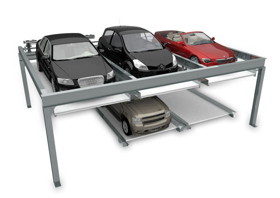 Automatic Puzzle Car Parking System With Steel Construction