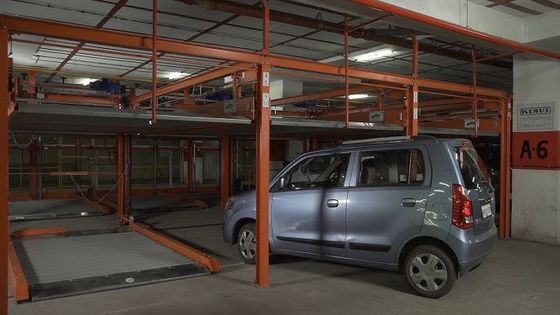 Heavy Duty Puzzle Car Parking System With Motor Drive Chain Integration Solution