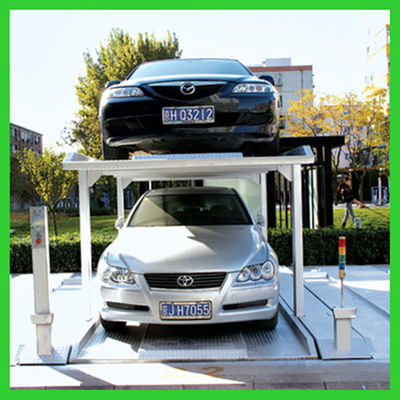 Two Level Computerized Elevated Car Parking System With On Site Installation