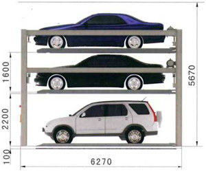16 MPa Modern Puzzle Car Parking System Heavy Weight Large Capacity