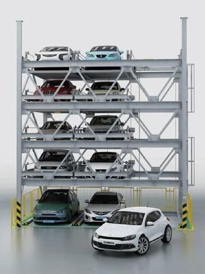 Chain Drive Commercial Parking Lifts ISO9001 Multilevel Car Parking System