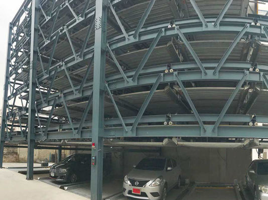8 Levels Multilevel Car Parking System Steel Structure