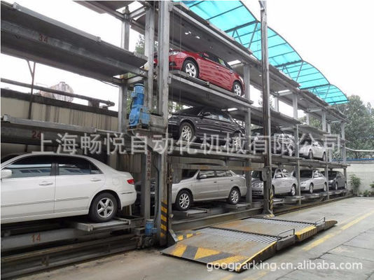 Hydraulic Stacker Car Parking System Equipment Ground Side Moving