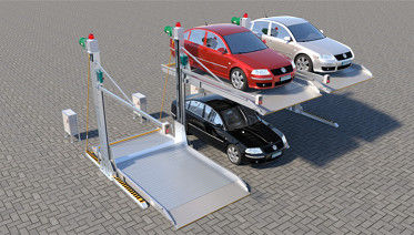 2 Columns Commercial Parking Lifts Hydraulic Drive Car Stacking Systems