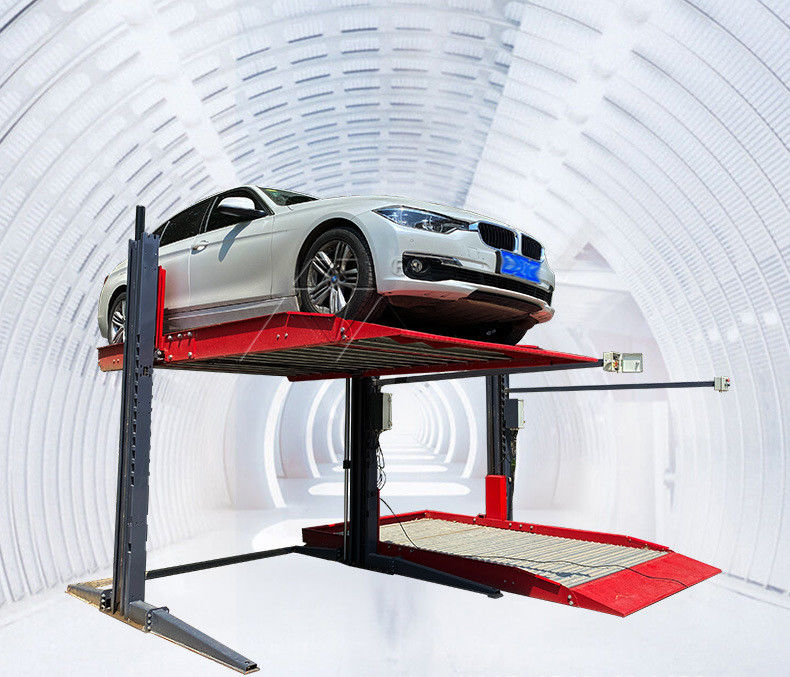 PJS Double Post 2 Level Car Parking Lift For Garage Vehicle Equipment