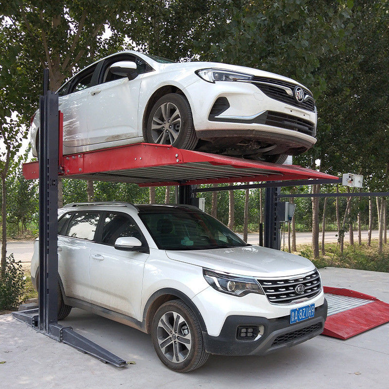 Home Garage Auto Hydraulic Elevated Car Parking System 2 Post Energy Saving 2.2kW