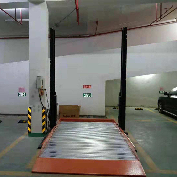 Automatic Elevated Hydraulic Parking System Two Post Car Parking Lift