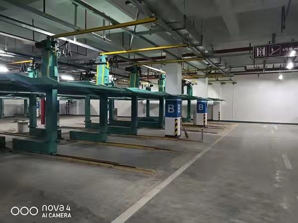 PSH Puzzle Mechanical Car Parking System Back Cantilever Type 2 Level Parking Lift
