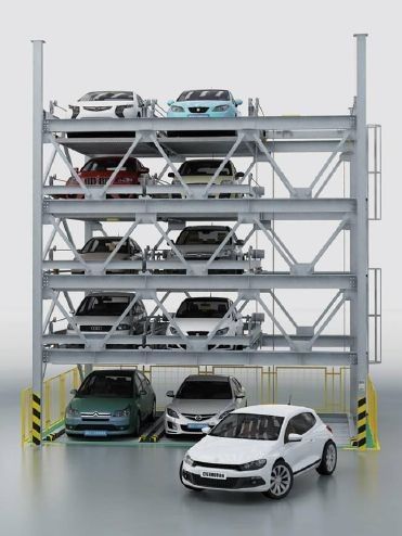 Automated Mechanical Vehicle Puzzle Parking System Smart Car Sliding Lift System