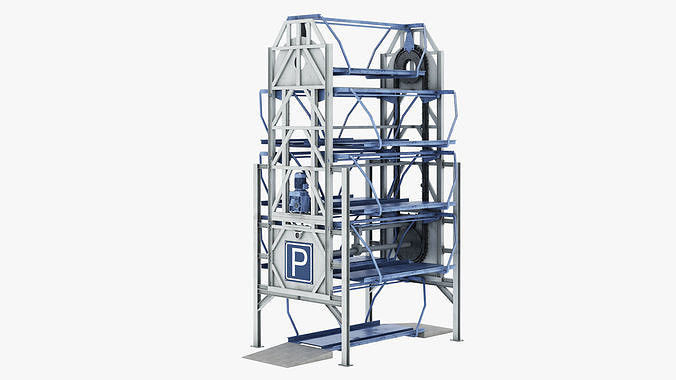 Automatic 2000kg Vertical Rotary Parking System With 2 Years Warranty