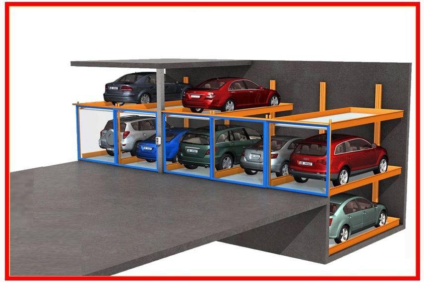 Electric Horizontal Circulation Auto Parking System For Cars 380V