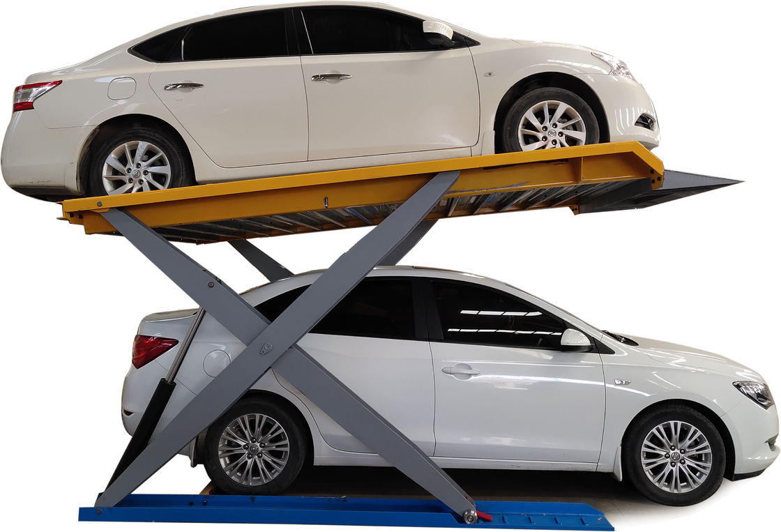 2.2kW Hydraulic Car Parking Lift Platform Customized 2 - 3 Tons Lifting Capacity
