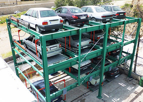 Large Capacity Car Storage Lift With High Safety And Maximum Working Pressure 16 MPa