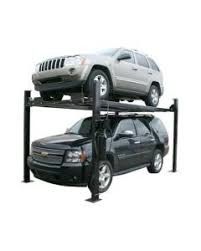 Electric Powered Steel Commercial Parking Lifts With 4 - 6m/Min Lifting Speed