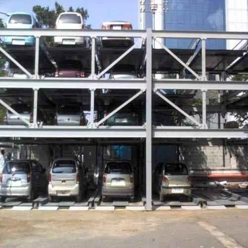 Steel Car Lift Parking System With Hydraulic / Motor Chain Drive