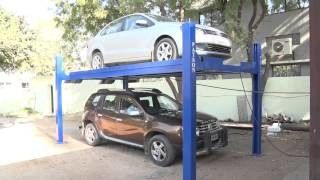 Hydraulic Steel Double Decker Parking System 2 Cars Parking System