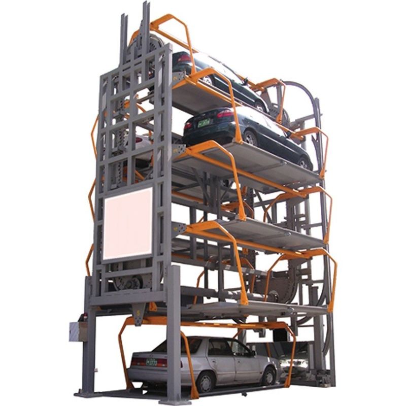 Compact Light Vertical Rotary Parking System 2000kg Capacity