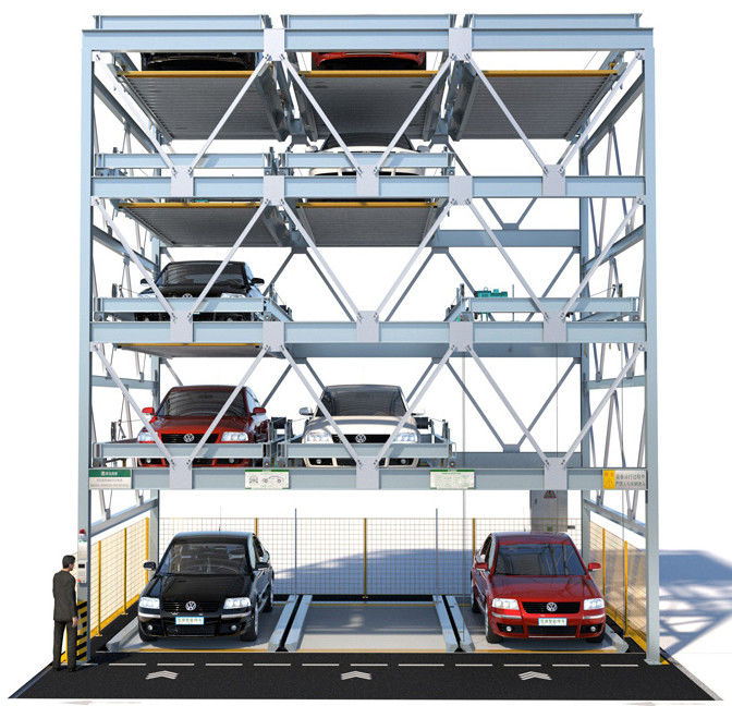 PSH5 5 Levels Hydraulic Puzzle Car Parking System 25m/min Anti-Crashing
