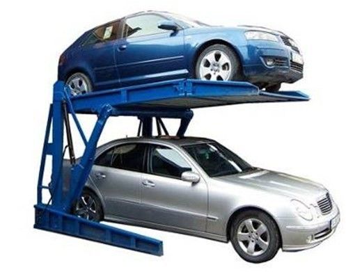 Automatic Steel Double Decker Parking System For 2 Cars Hydraulic Car Lift
