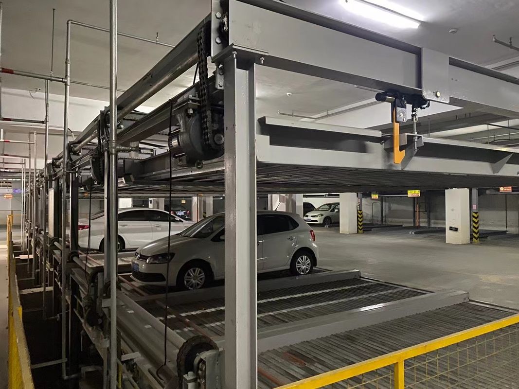 Sedan Puzzle Car Parking System 2 Levels Residential Garage Lift