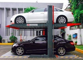 Two Levels Smart Car Parking System 2000kg 2 Post Hydraulic Car Lift