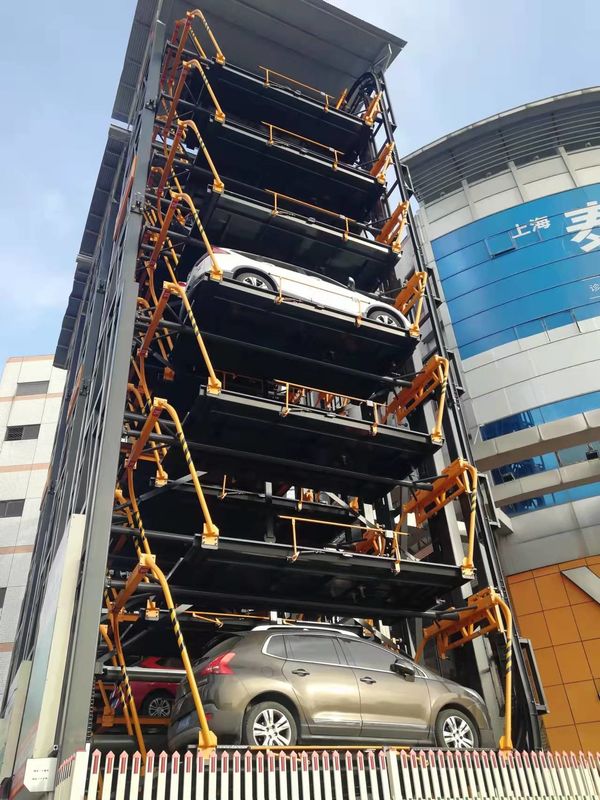 7 Level Automatic Car Parking System 12 Cars Vertical Car Lift