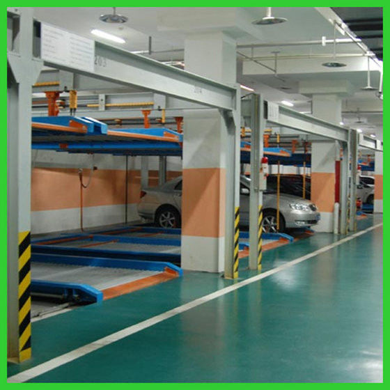 PSH 2 Level Chain Drive Puzzle Car Parking System 4kW 2000kg Loading