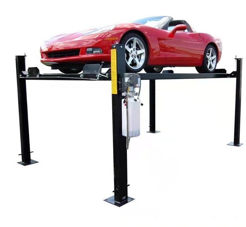 3600kg 4 Post Hydraulic Car Lift Two Level Car Park Equipment