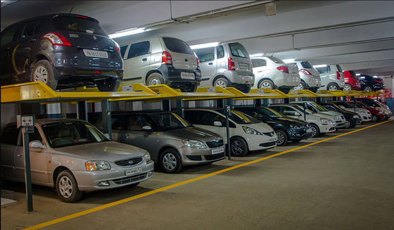 2.2Kw Automated Car Parking System 2 Level Post Car Parking Lift