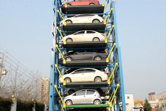 2 Ton Vertical Car Parking System , Automatic Parking Tower CE
