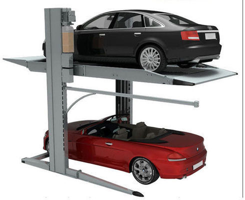 Two Layers Residential Auto Lift PJS Two Post Hydraulic Car Lift